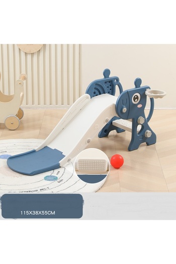Nichiduta Garden Deer Blue indoor/outdoor children's slide with mini-basket