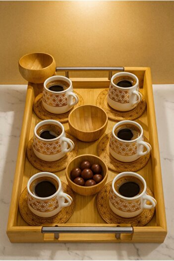 TB Tamer Bayrakçeken Masaj Aletleri Ve Tıbbi Ürün Bambum Custom Made Coffee Enjoyment Set – a Symbol of Elegance and Hospitality