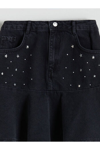 LC Waikiki Peak New Season Stoned Girls' Jean Skirt