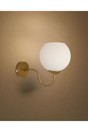 Ömür Avize Delta Armrest Clover Glass Wall Sconce