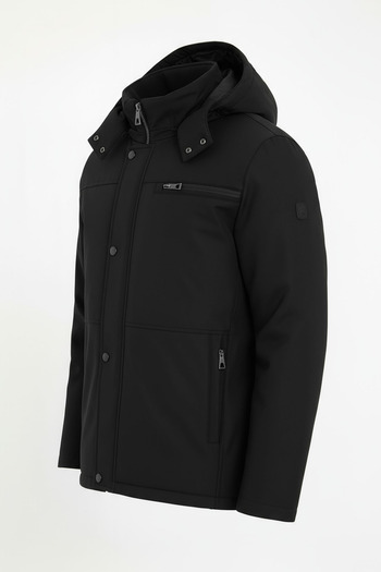 CIVILTIPOLO Wind and Water Repellent Coat & Jacket with Thick Fur Inside, Detachable Hood, and Zipper Pockets