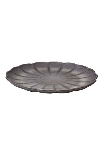 Stylepoint Flower Plate, Grey, 28 cm