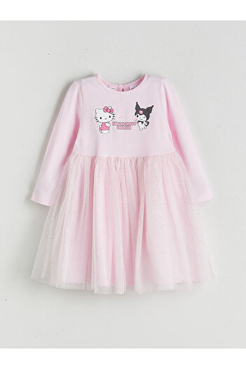 LC Waikiki Hello Kitty Baskılı Kız Çocuk Elbise