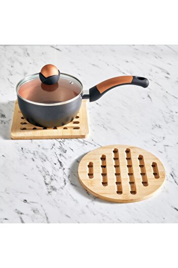 Generic Bamboo Trivet - Set of 2