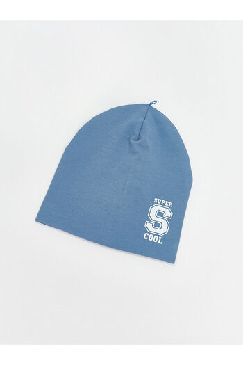 LC Waikiki Blue Printed Baby Boy Beanie