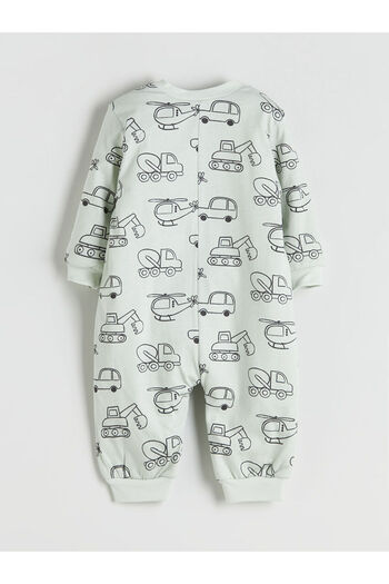 LC Waikiki Gray 1.6 Tog Printed Baby Boy Sleeping Bag