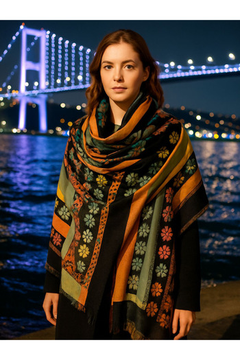 fiore fashion Modal Colored Shawl
