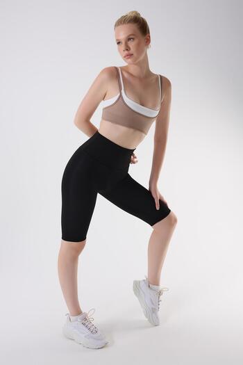 İmaj 705 Black Color Recovery and Extra Stretch Effect Normal Waist Leggings