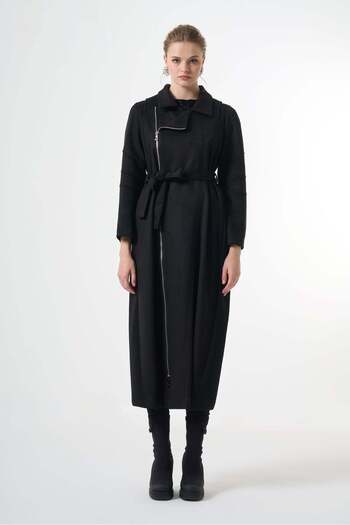 MissWhence Suede Overcoat