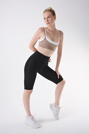 İmaj 425 Black Color Recovery and Extra Stretch Effect Normal Waist Leggings