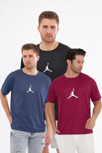 Moda Işık Men's T-Shirt 3-Pack, Printed