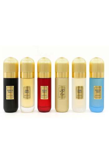 TOBACCO Bliza Winter Package for Unisex, 6 Perfumes, Each Perfume 200ml