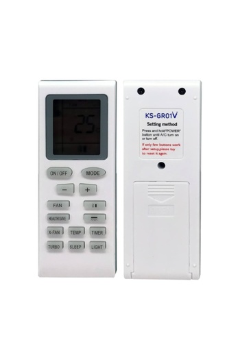 Gree Universal Remote Control KS-GR 01 V for Air Conditioners