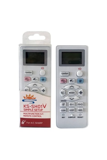 Sharp Universal Remote Control KS-SH 01 V Air Conditioner