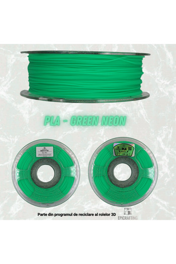 Epic Crafting Filament 3D PLA - GREEN NEON / VERDE NEON 1KG