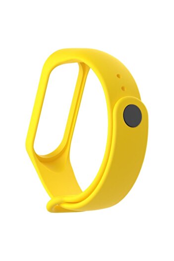 digital-play Replacement Silicone Wristband for Xiaomi Mi Band 3/4, Yellow
