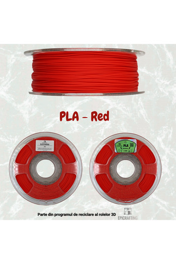 Epic Crafting 3D PLA Filament - RED 1KG