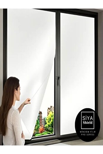 SİYACF 61 CM X 10 METRE Buzlu Cam Filmi- Ev Ofis & Banyo Kullanımına Uygun