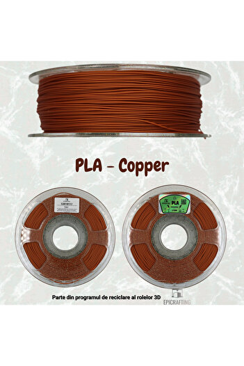 Epic Crafting Filament 3D PLA - Copper / Cupru 1KG