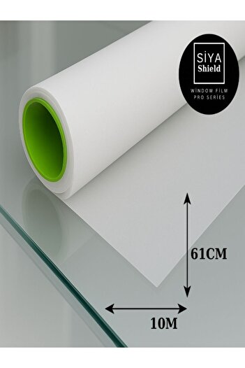 SİYACF 61 CM X 10 METRE Buzlu Cam Filmi- Ev Ofis & Banyo Kullanımına Uygun