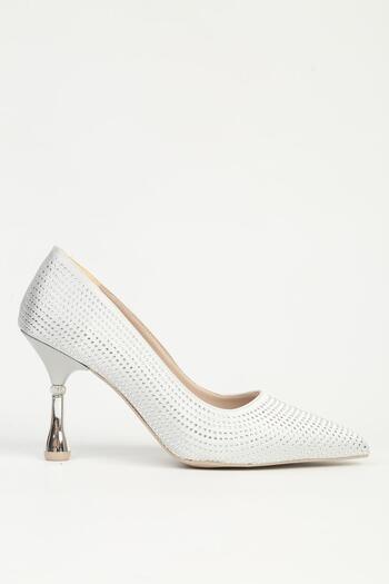 Pierre Cardin Silver High Heels Pc-55010