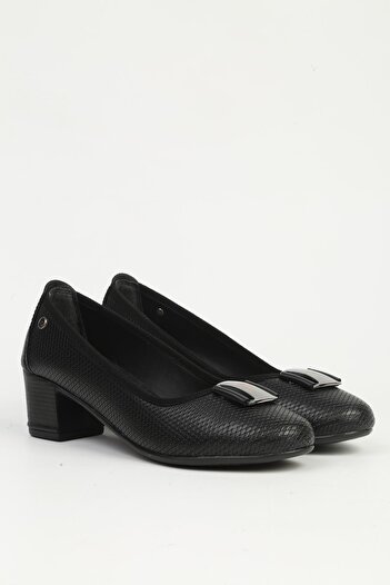 Pierre Cardin Black High Heel Shoes Pc-54940