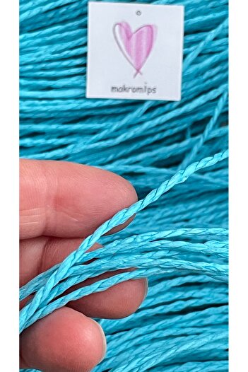 Makromİps Luxury Premium Paper Twine 2 mm 50 Gr Kraft Hand Knitting Twine Gift Packaging Party