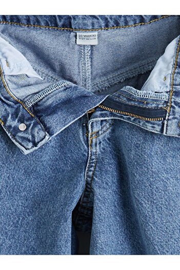 LC Waikiki LCW Kids Beli Ayarlanabilir Kız Çocuk Jean Pantolon