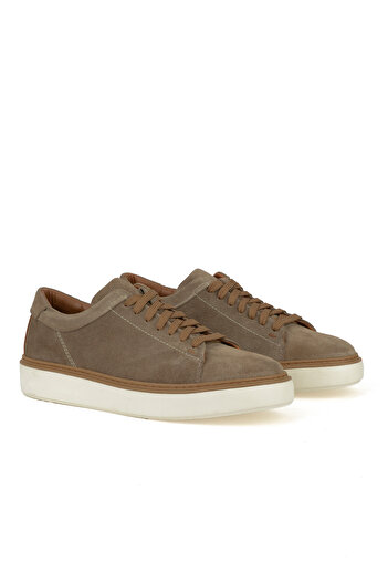 Ziya , Men's Genuine Leather Sneaker 1531026Zh182 Sand