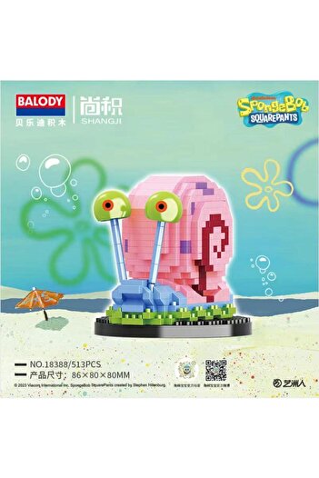 Choice1 IM-18388 Anime SpongeBob SquarePants Micro particles Block City Patrick Star Squidward Building Blo