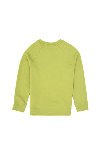 U.S. Polo Assn. Boy's Pistachio Green Basic Crew Neck Sweatshirt 50313832-Vr087