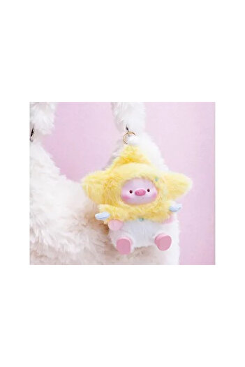 UPSET DUCK GeeGeePig Plush Keychain – Countdown to Wishes, 13–14cm, Random 1 Piece, Age 15+