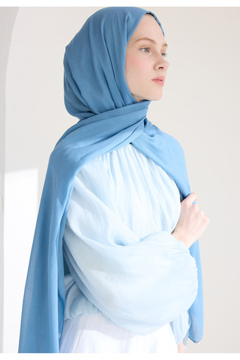Freshscarfs Soft Viscose Shawl Sky Blue