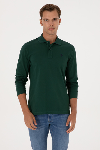 U.S. Polo Assn. Men's Dark Green Basic Sweatshirt 50307688-Vr079