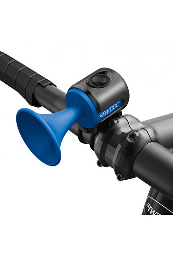 Flippy Electric bicycle horn, Flippy, waterproof, 120 dB, blue