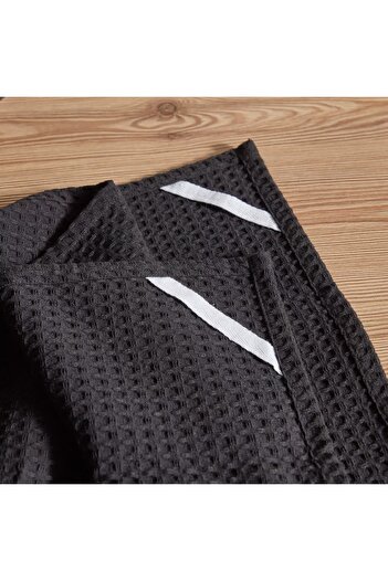 Generic Charcoal 2-Piece Kitchen Towel Set - 45x65 cm