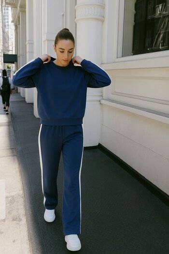HAKKE Modal fabric double set with ribbon detail