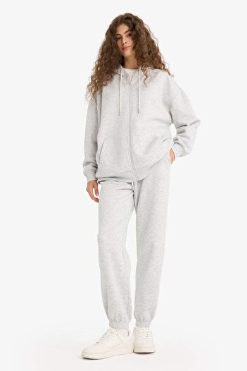 DeFacto Women's Tracksuit Bottom S7370Az/Gr256 Gray Melange