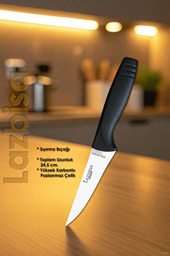 LAZBİSA Eco Serisi Mutfak Bıçak Seti Et Ekmek Sebze Pizza Salata Börek Şef Bıçağı 5 Li Set HDS-05