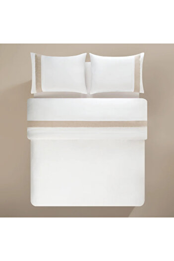 Penelope 100% Cotton Satin Fabric Duvet Cover Set 200X220 cm - Carla Series