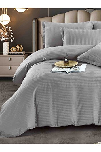 CHIRASO Premium Damask Linen, Classic Sheet 1 person 155x230cm, Duvet Cover 155x205cm, 2 Pillowcases