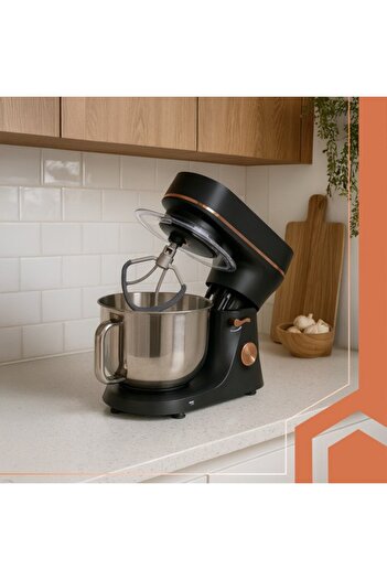 zola Mixer with heated stainless steel bowl 6.2 l, 2200 W, 3 accessories, 11 speeds, 25-45 °C, touch control, timer