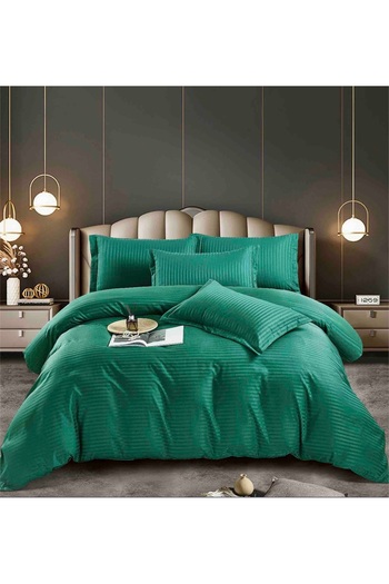 CHIRASO Premium Damask Linen, Classic Sheet 155x230cm, Duvet Cover 155x205cm, 2 Pillowcases