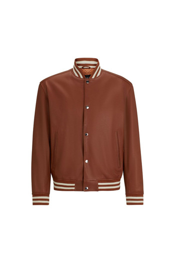 Hugo Boss Porsche Design Men's Leather Bomber Jacket 50506357 228