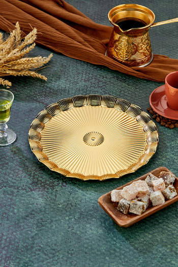 Cooker 25 cm Round Tray – Presentation Tray with Glossy Surface
