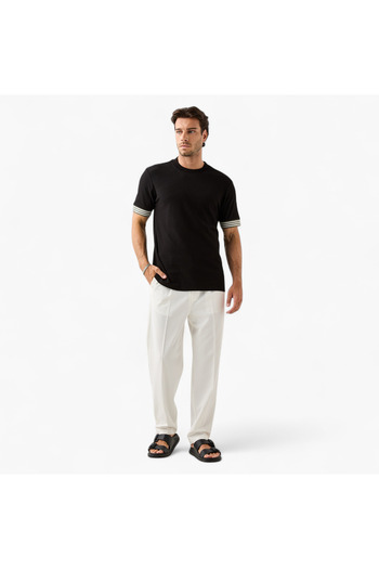 FAV Tipping Detail T-shirt with Crew Neck