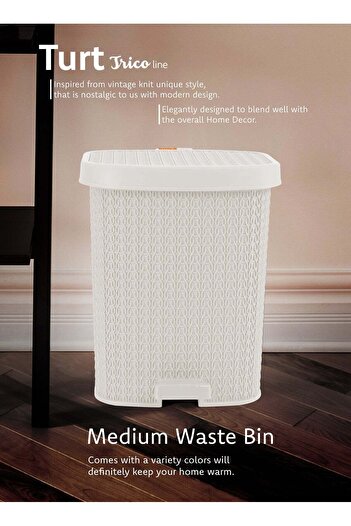 Helal turt Step-on Waste Bin with Pedal 10 Ltr