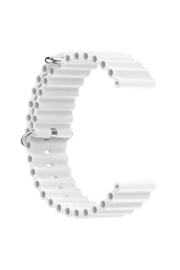 General Store Silicone Watch Strap Compatible with Huawei and Universal Smartwatches, White