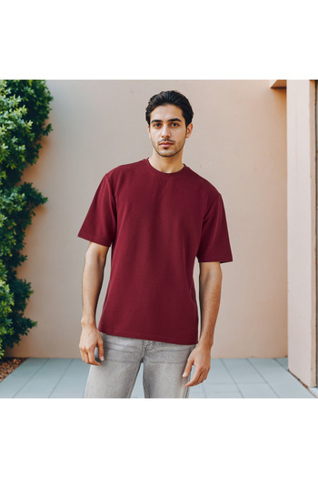 FAV Relaxed Fit Textured T-shirt