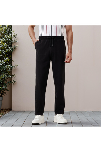 FAV Straight Fit Pants with Drawstring Closure, Pocket and Flexicomfort Waistband